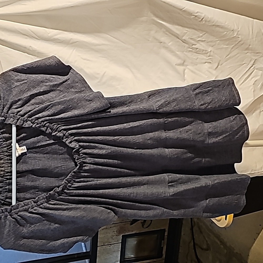Max studios blue flare shirt sz 1x